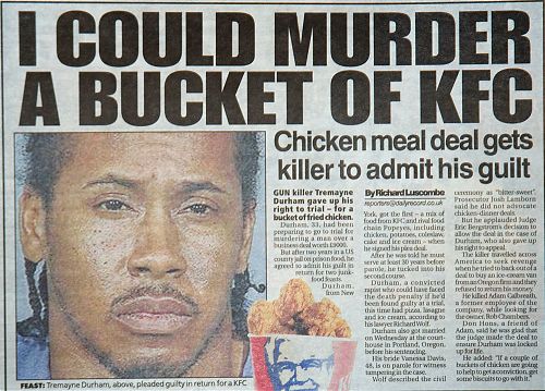 I Could Murder a Bucket of KFC